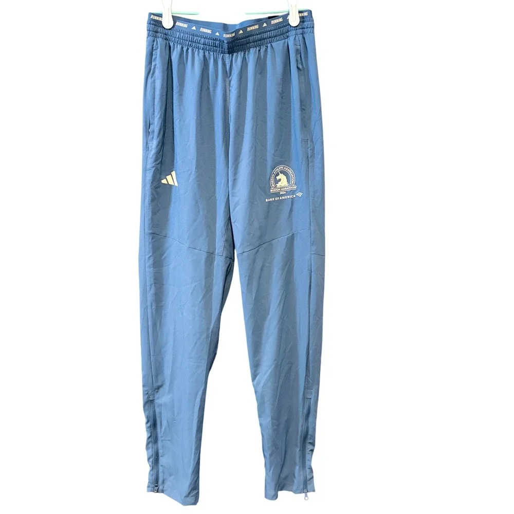 Adidas Boston Marathon 2024 OTR Running Pants Preloved Ink IS9553 Mens S